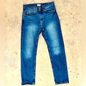 True Craft JEANS - Athletic Fit, Heavy DENIM Women’s Sz 30x30 - BLUE